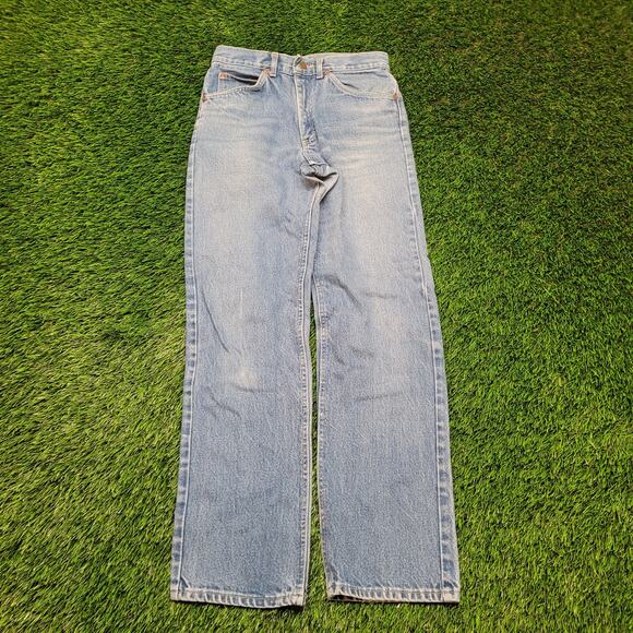 VTG 70s Lee Riders Jeans Mens 28x31 (Tagged 29x32) USA Union - Picture 1 of 9